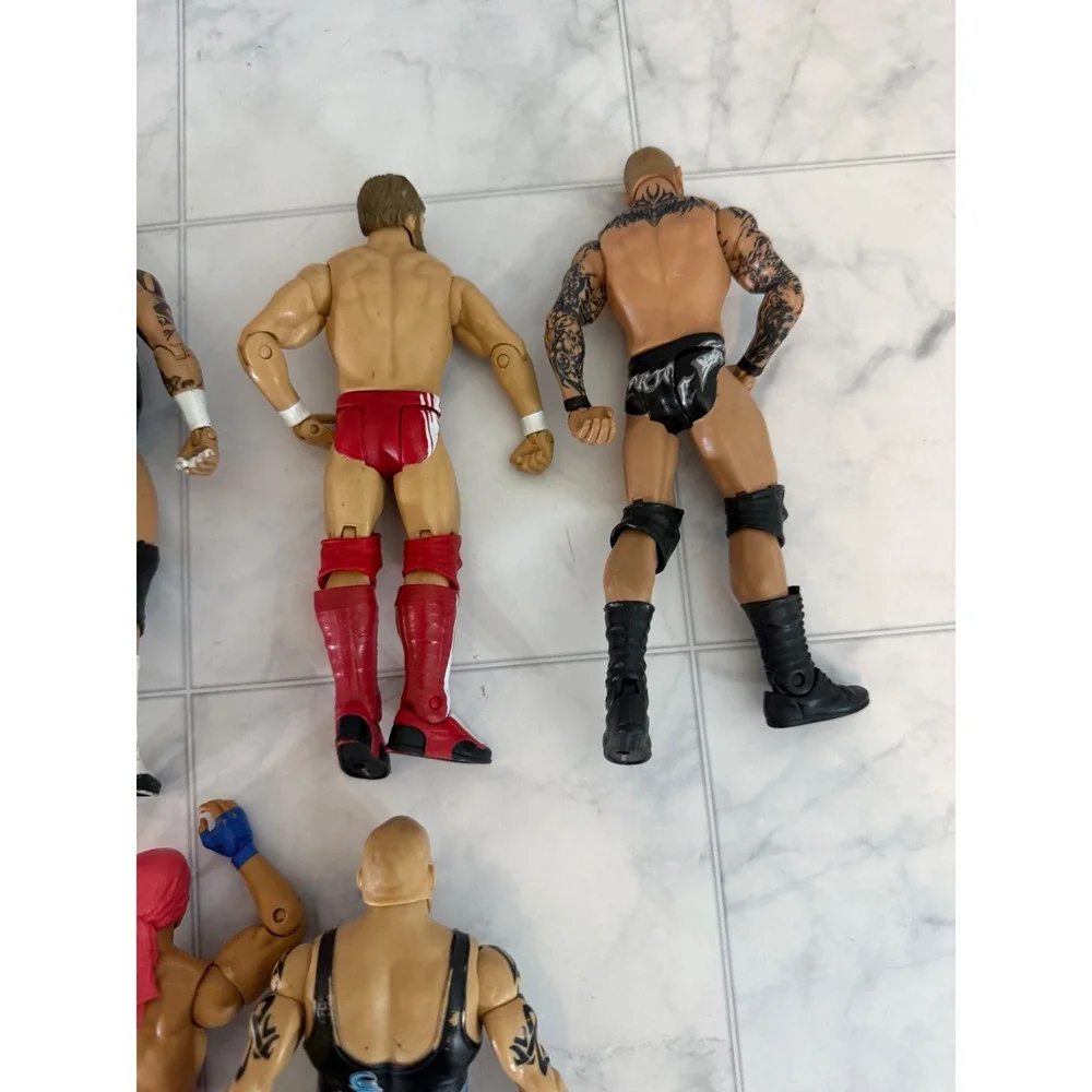 WWE Action Figure Lot Randy Orton Daniel Bryan CM Punk Tensai Brodus Clay Hunico